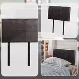 NNEDSZ PU Leather Single Bed Headboard Bedhead - Brown
