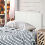 NNEDSZ PU Leather Single Bed Headboard Bedhead - White