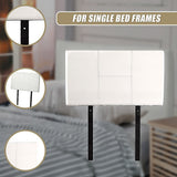 NNEDSZ PU Leather Single Bed Headboard Bedhead - White