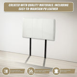 NNEDSZ PU Leather Single Bed Headboard Bedhead - White