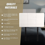 NNEDSZ PU Leather Single Bed Headboard Bedhead - White