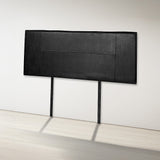 NNEDSZ PU Leather Double Bed Headboard Bedhead - Black