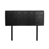 NNEDSZ PU Leather Double Bed Headboard Bedhead - Black