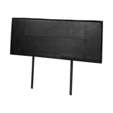 NNEDSZ PU Leather Double Bed Headboard Bedhead - Black