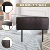 NNEDSZ PU Leather Double Bed Headboard Bedhead - Brown
