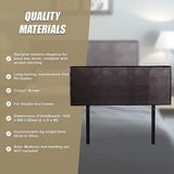 NNEDSZ PU Leather Double Bed Headboard Bedhead - Brown