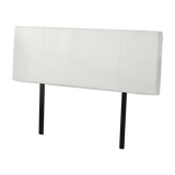 NNEDSZ PU Leather Double Bed Headboard Bedhead - White