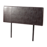 NNEDSZ PU Leather Queen Bed Headboard Bedhead - Brown