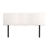 NNEDSZ PU Leather King Bed Headboard Bedhead - White
