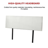 NNEDSZ PU Leather King Bed Headboard Bedhead - White