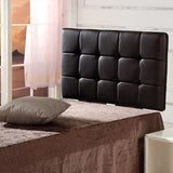 NNEDSZ PU Leather Single Bed Deluxe Headboard Bedhead - Black
