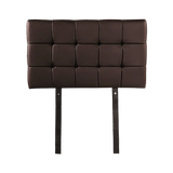 NNEDSZ PU Leather Single Bed Deluxe Headboard Bedhead - Brown