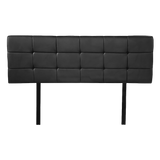 NNEDSZ PU Leather Double Bed Deluxe Headboard Bedhead - Black