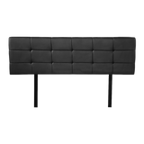 NNEDSZ PU Leather Queen Bed Deluxe Headboard Bedhead - Black