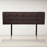 NNEDSZ PU Leather Queen Bed Deluxe Headboard Bedhead - Brown