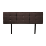 NNEDSZ PU Leather Queen Bed Deluxe Headboard Bedhead - Brown