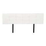 NNEDSZ PU Leather King Bed Deluxe Headboard Bedhead - White