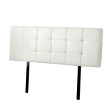 NNEDSZ PU Leather King Bed Deluxe Headboard Bedhead - White