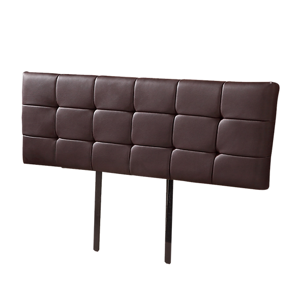 NNEDSZ PU Leather King Bed Deluxe Headboard Bedhead - Brown