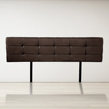 NNEDSZ PU Leather King Bed Deluxe Headboard Bedhead - Brown