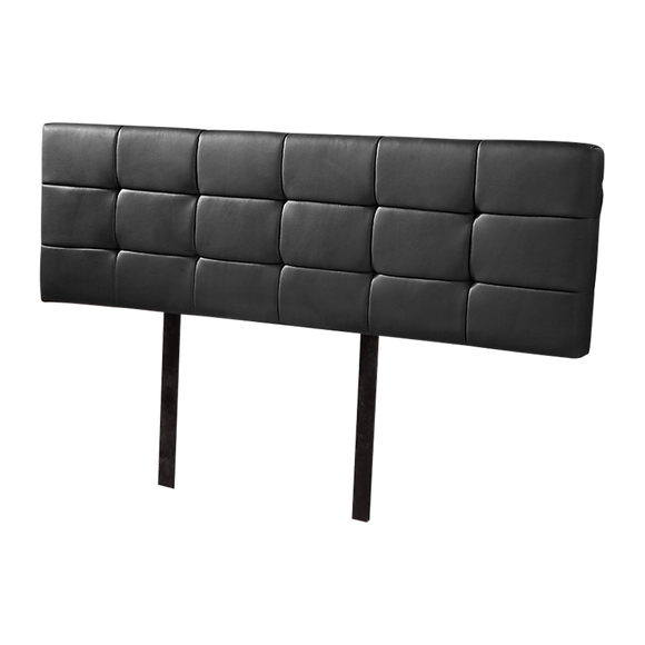 NNEDSZ PU Leather King Bed Deluxe Headboard Bedhead - Black