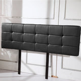 NNEDSZ PU Leather King Bed Deluxe Headboard Bedhead - Black