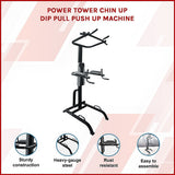 NNEDSZ Power Tower Chin Up Dip Pull Push Up Machine