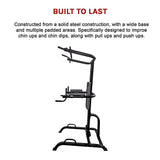 NNEDSZ Power Tower Chin Up Dip Pull Push Up Machine