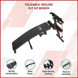 NNEDSZ Foldable Incline Sit Up Bench
