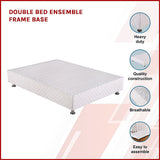 NNEDSZ Double Bed Ensemble Frame Base