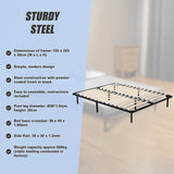 NNEDSZ Queen Metal Bed Frame - Bedroom Furniture