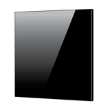 NNEDSZ Toughened 60cm x 75cm Black Glass Kitchen Splashback