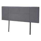 NNEDSZ Linen Fabric Queen Bed Headboard Bedhead - Grey