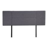 NNEDSZ Linen Fabric Queen Bed Headboard Bedhead - Grey