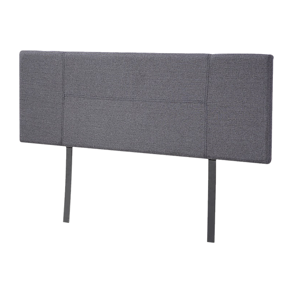 NNEDSZ Linen Fabric Double Bed Headboard Bedhead - Grey