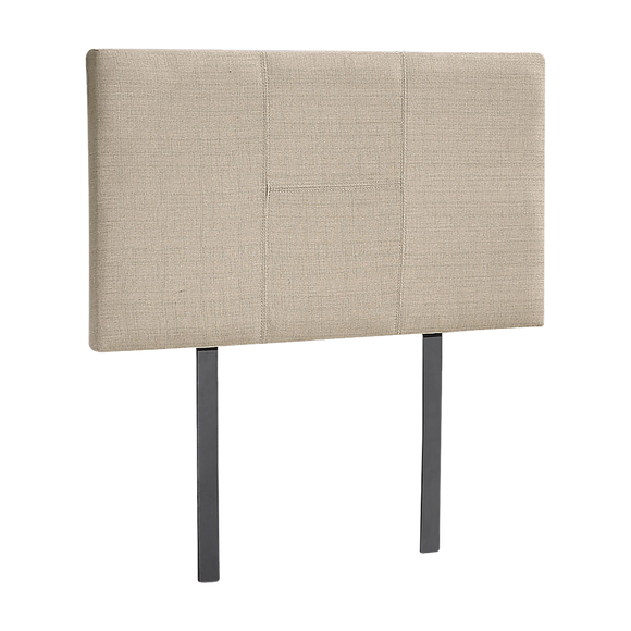 NNEDSZ Linen Fabric Single Bed Headboard Bedhead - Beige