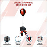 NNEDSZ Children Punching Boxing Bag Set