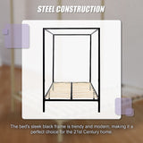 NNEDSZ 4 Four Poster Queen Bed Frame