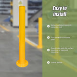 NNEDSZ Yellow Heavy Duty Steel Bollard Post