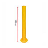 NNEDSZ Yellow Heavy Duty Steel Bollard Post