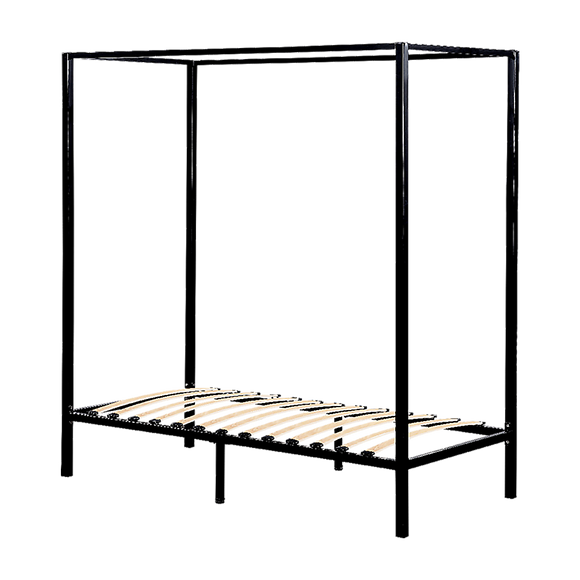 NNEDSZ 4 Four Poster Single Bed Frame