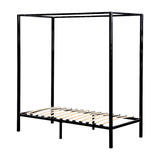 NNEDSZ 4 Four Poster Single Bed Frame