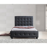 NNEDSZ King Single PU Leather Deluxe Bed Frame Black