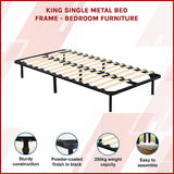 NNEDSZ King Single Metal Bed Frame - Bedroom Furniture