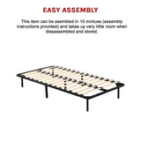 NNEDSZ King Single Metal Bed Frame - Bedroom Furniture