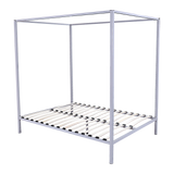 NNEDSZ 4 Four Poster Queen Bed Frame