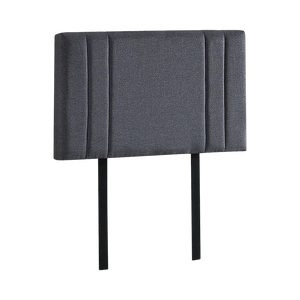 NNEDSZ Linen Fabric Single Bed Deluxe Headboard Bedhead - Grey