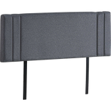NNEDSZ Linen Fabric Queen Bed Deluxe Headboard Bedhead - Grey