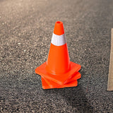 NNEDSZ 4pcs 45cm Road Traffic Cones Reflective Overlap Parking Emergency Safety Cone