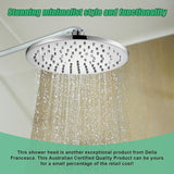NNEDSZ 200mm Shower Head Round Chrome Showerhead